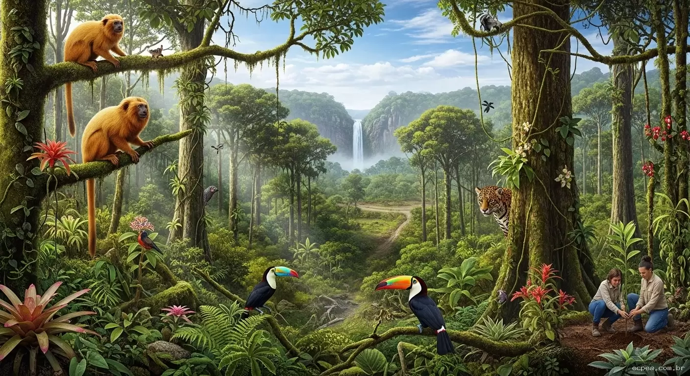 Mata Atlântica: Importância, Biodiversidade, Ameaças e Esforços de Conservação