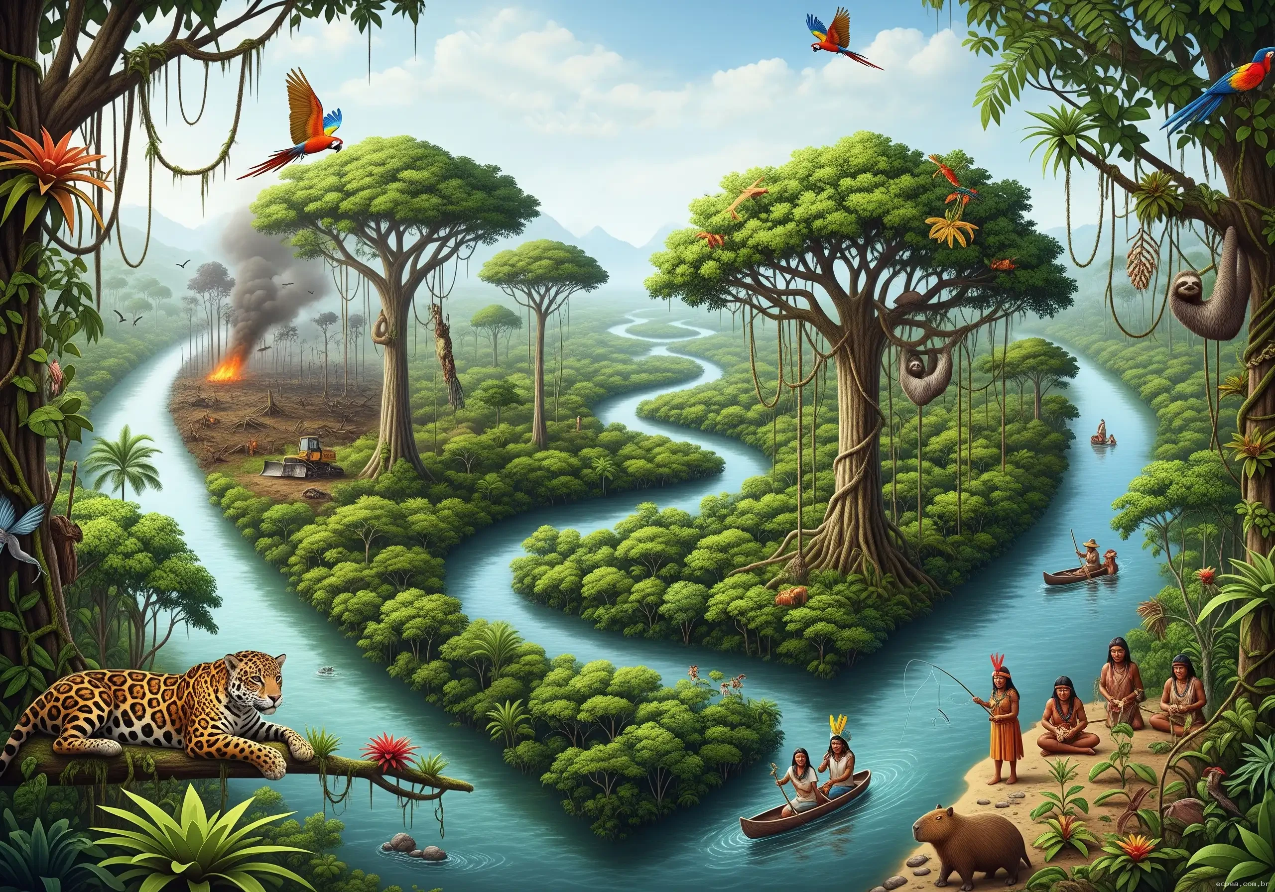 Amazônia: O Coração Verde do Planeta - Biodiversidade, Ameaças e Conservação